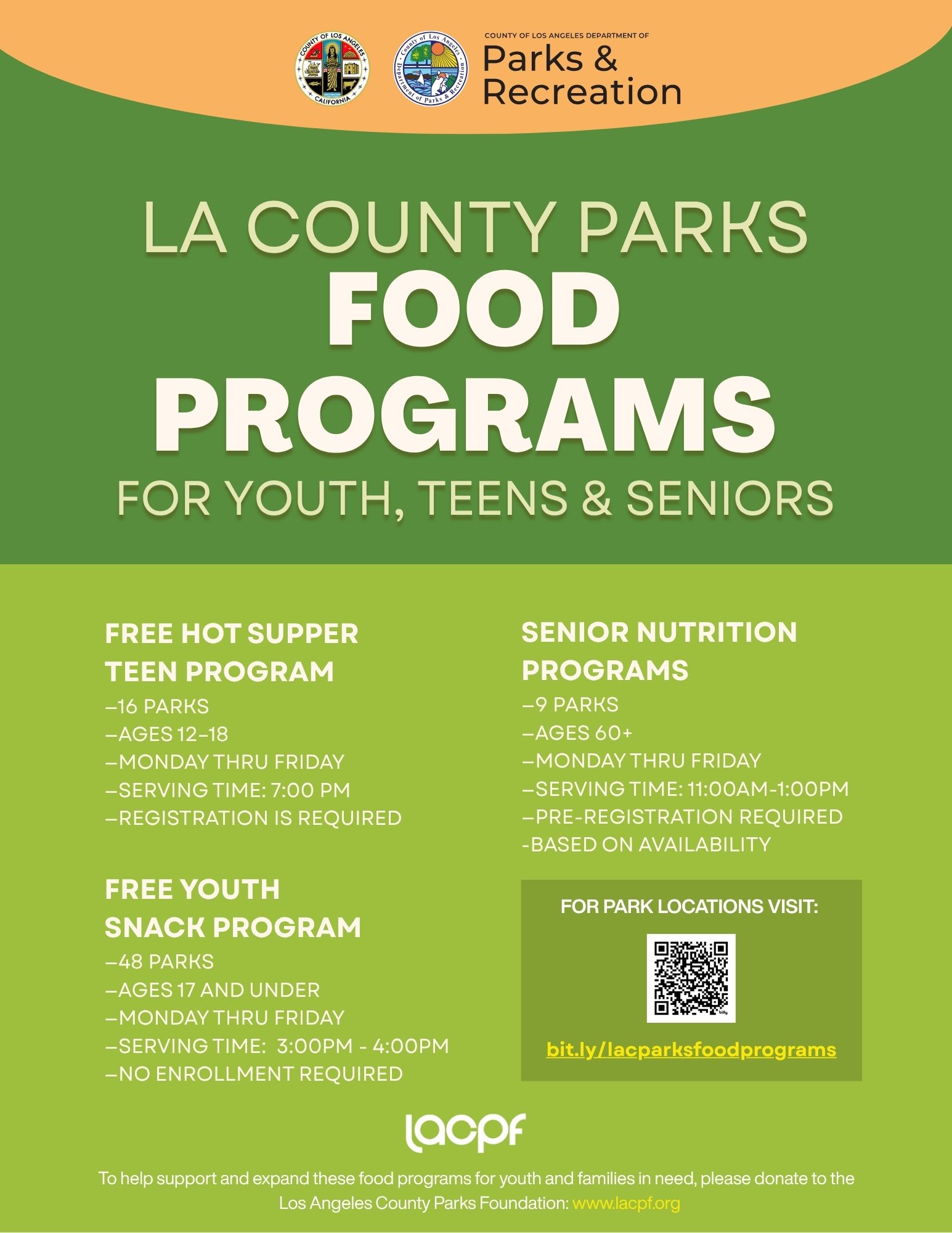LA County Food Programs flyer