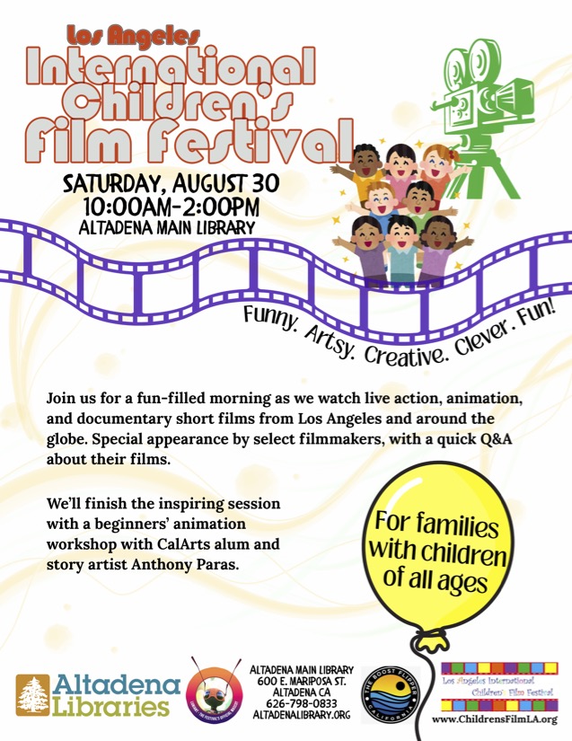 Los Angeles International Children's Film Festival flyer