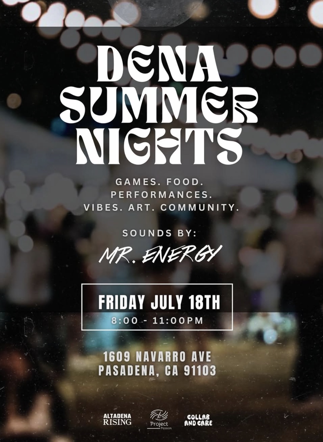 Dena Summer Nights flyer
