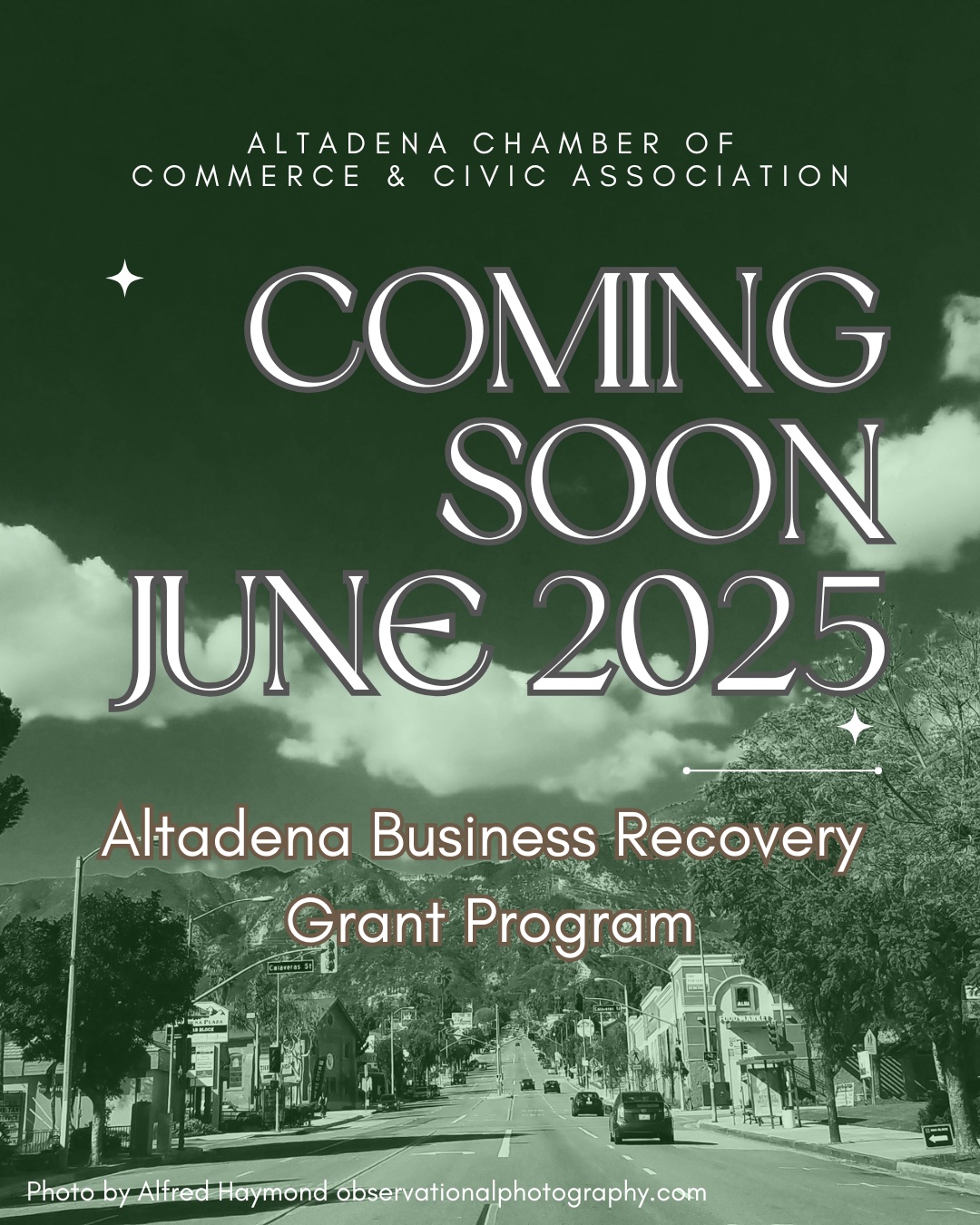 Altadena Chamber of Commerce Altadena Business Recovery Grant Program Coming Soon (June 2025)