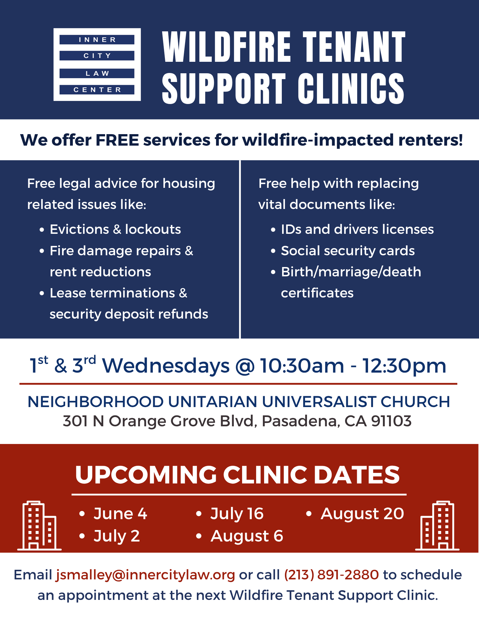 Tenant Support flyer