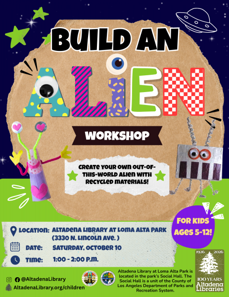 Build an Alien Workshop flyer