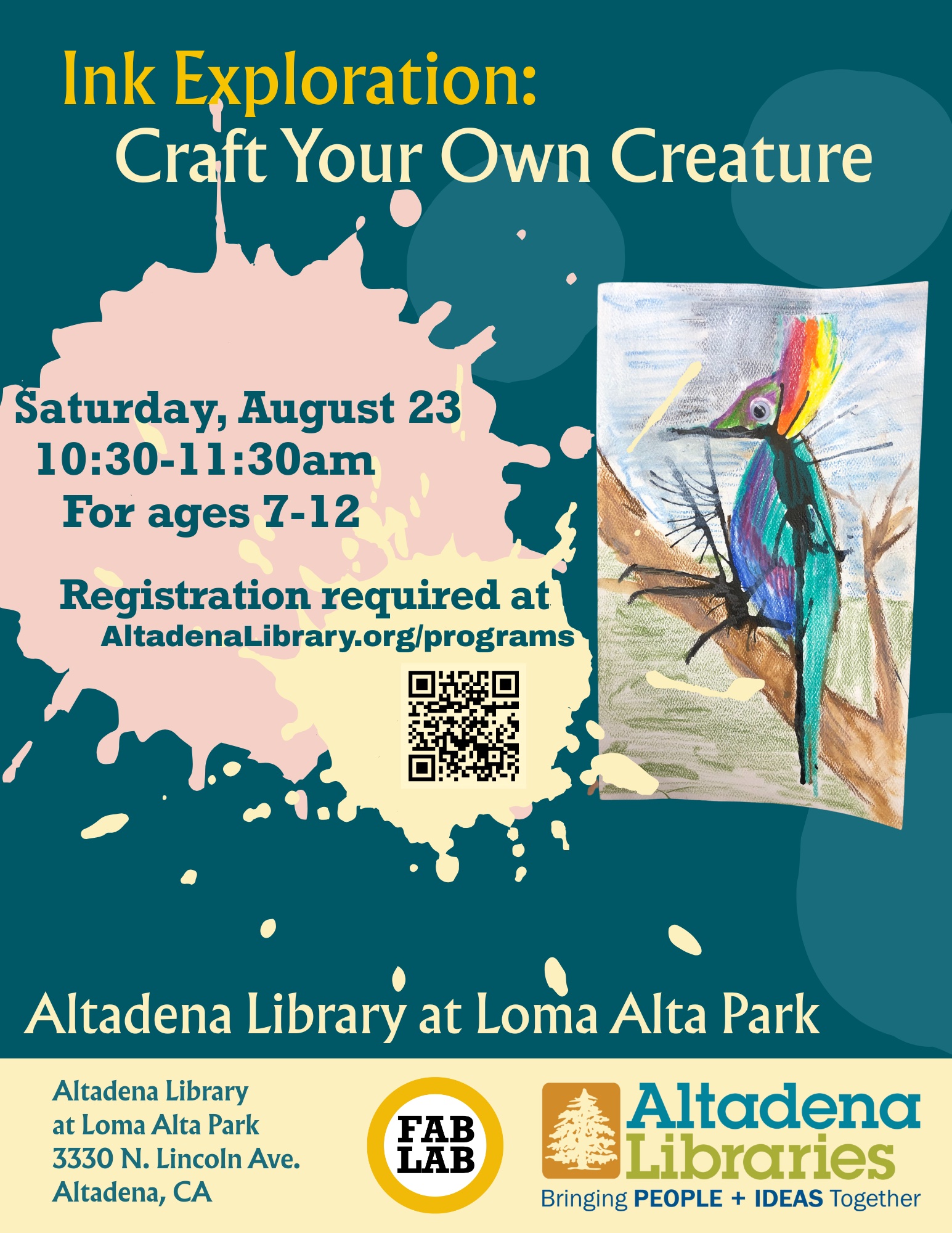 Ink Exploration flyer