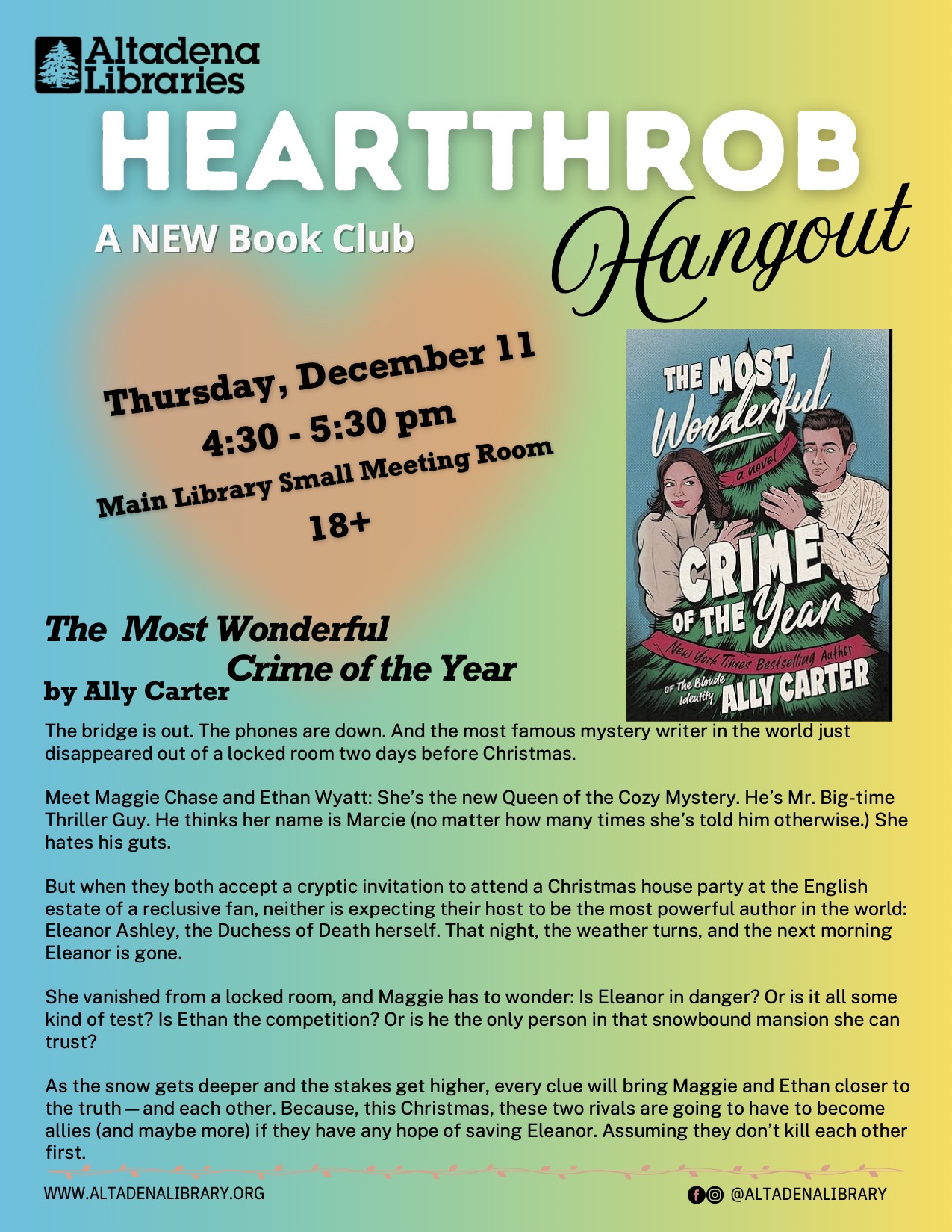 Heartthrob Hangout flyer