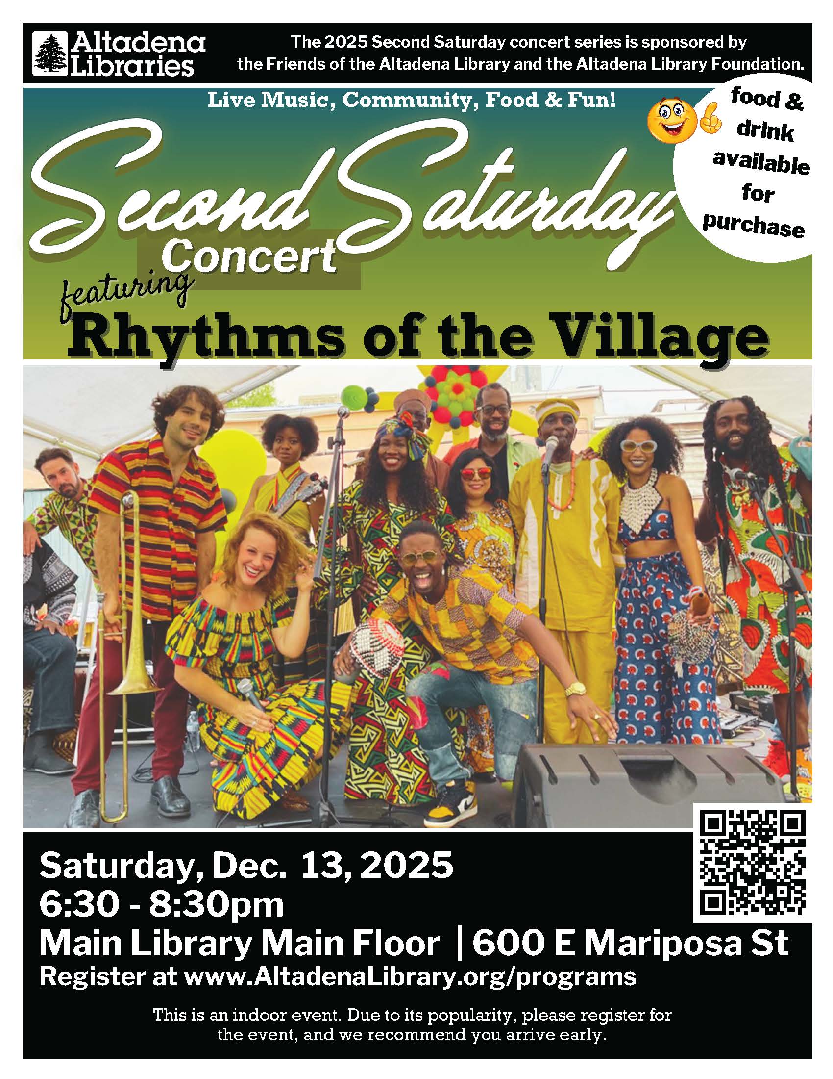 Second Saturday December flyer