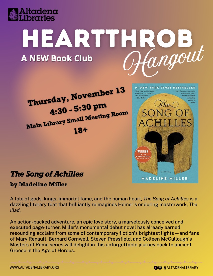 Heartthrob Hangout flyer