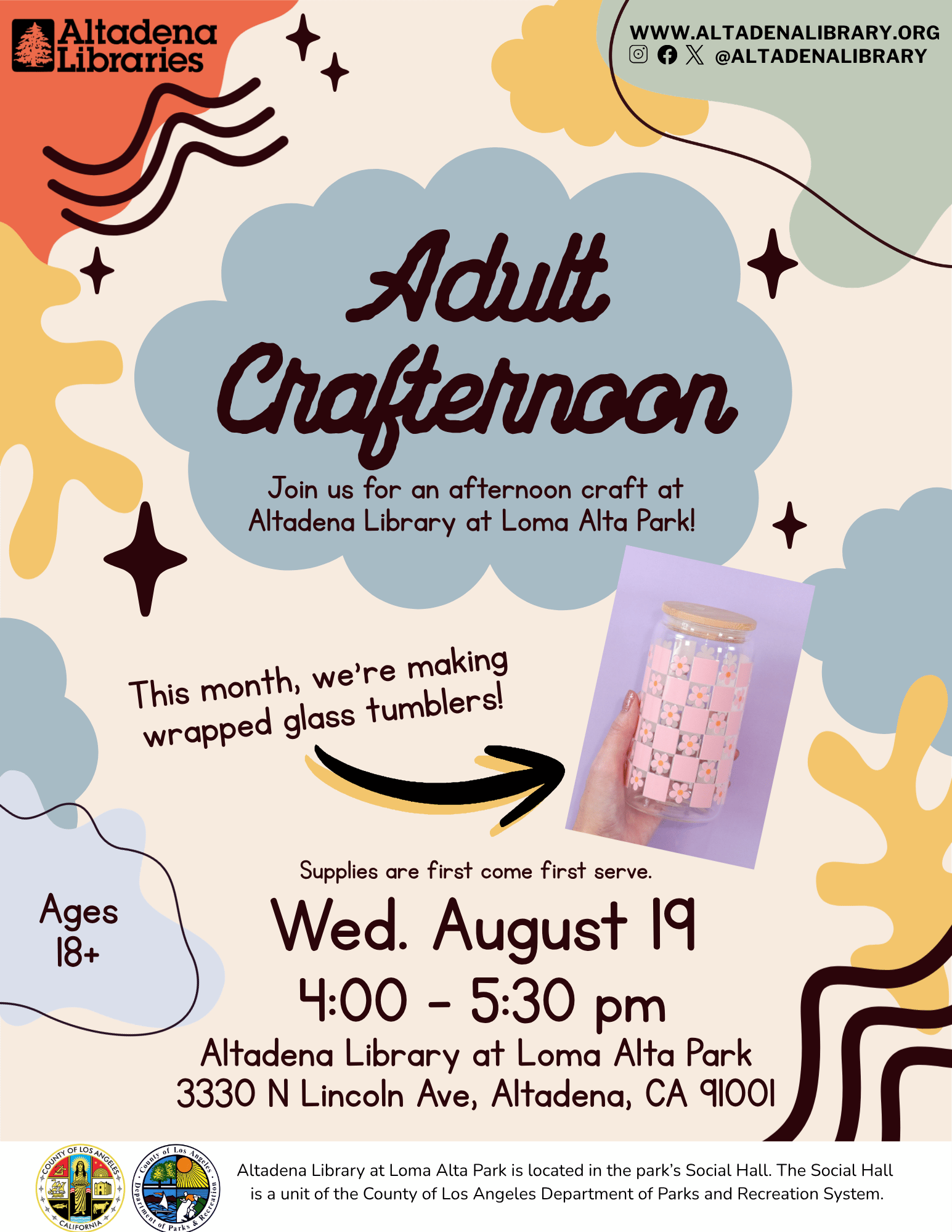 Crafternoon flyer