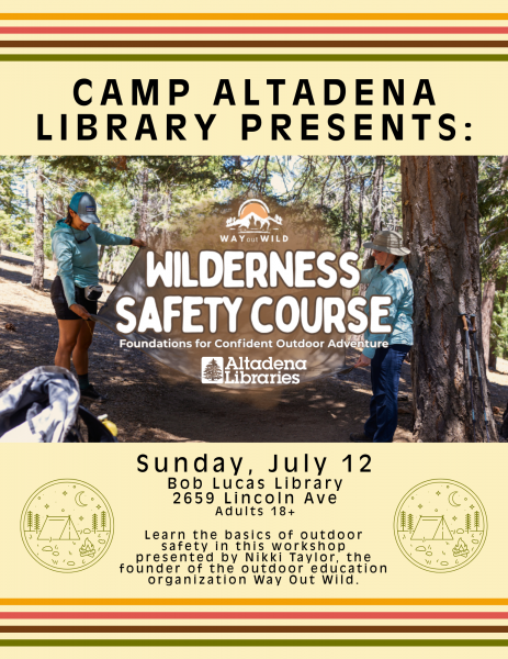 Wilderness Safety flyer