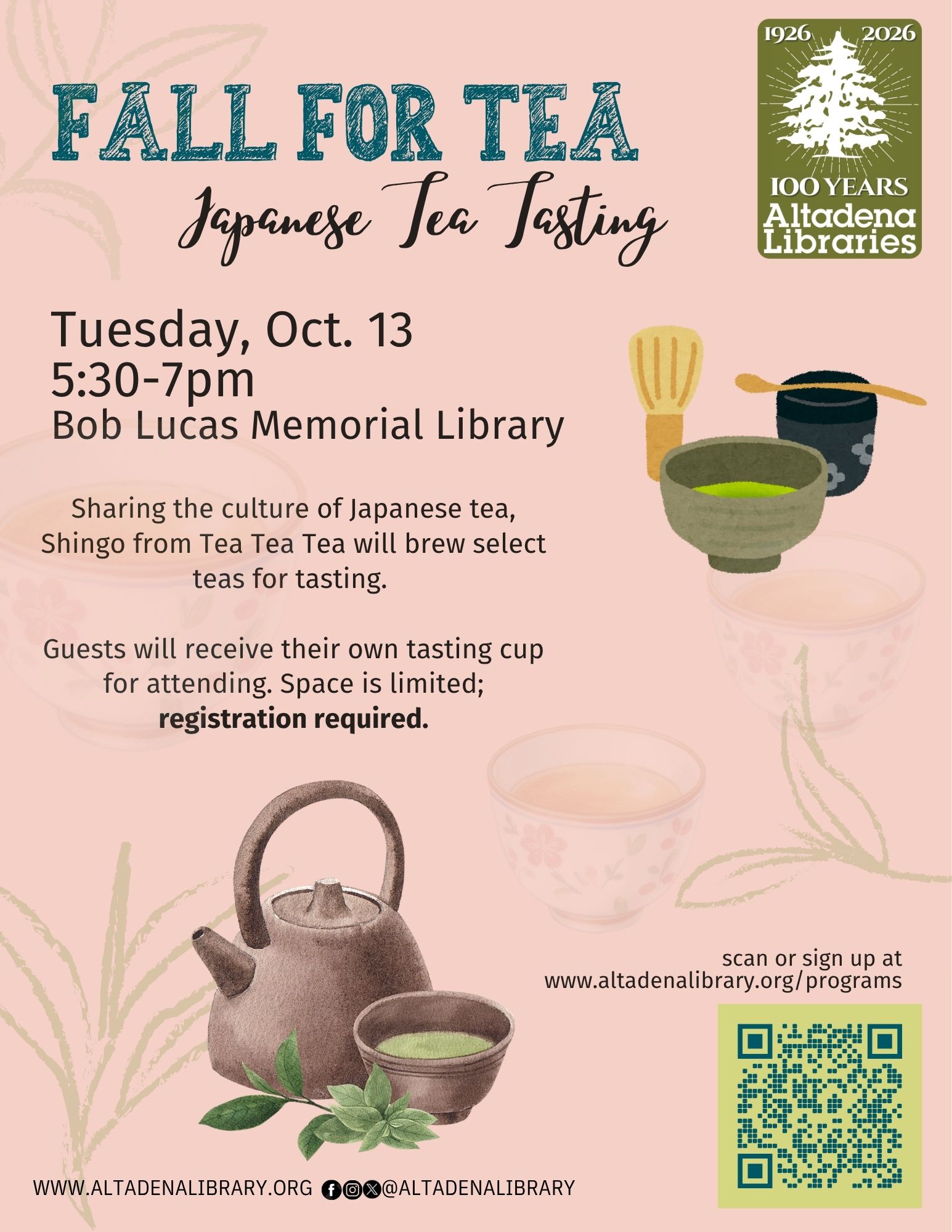 Tea Tasting flyer