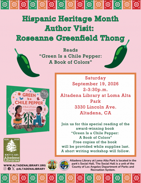 Author visit flyer