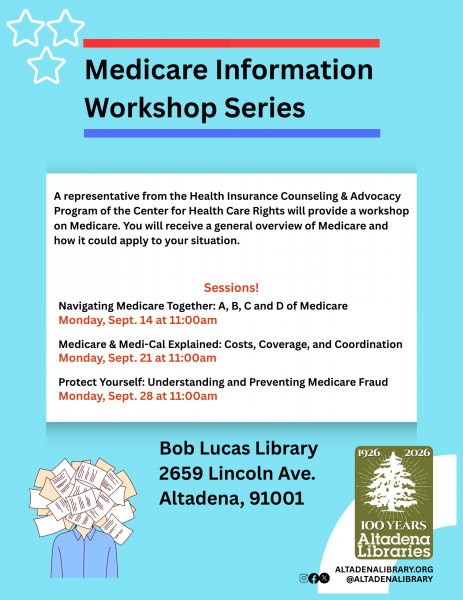 Medicare Informatino Workshop flyer