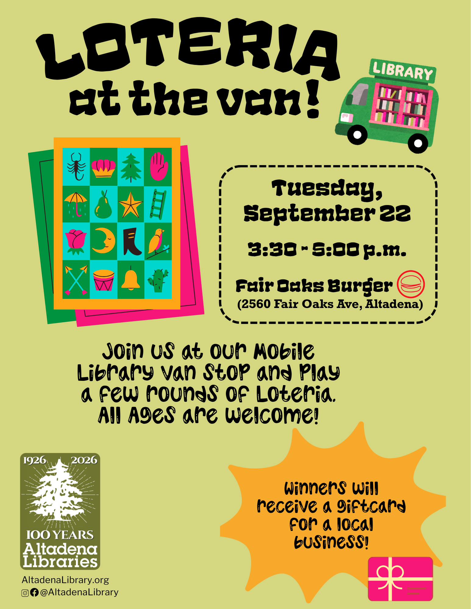 Loteria at the Van