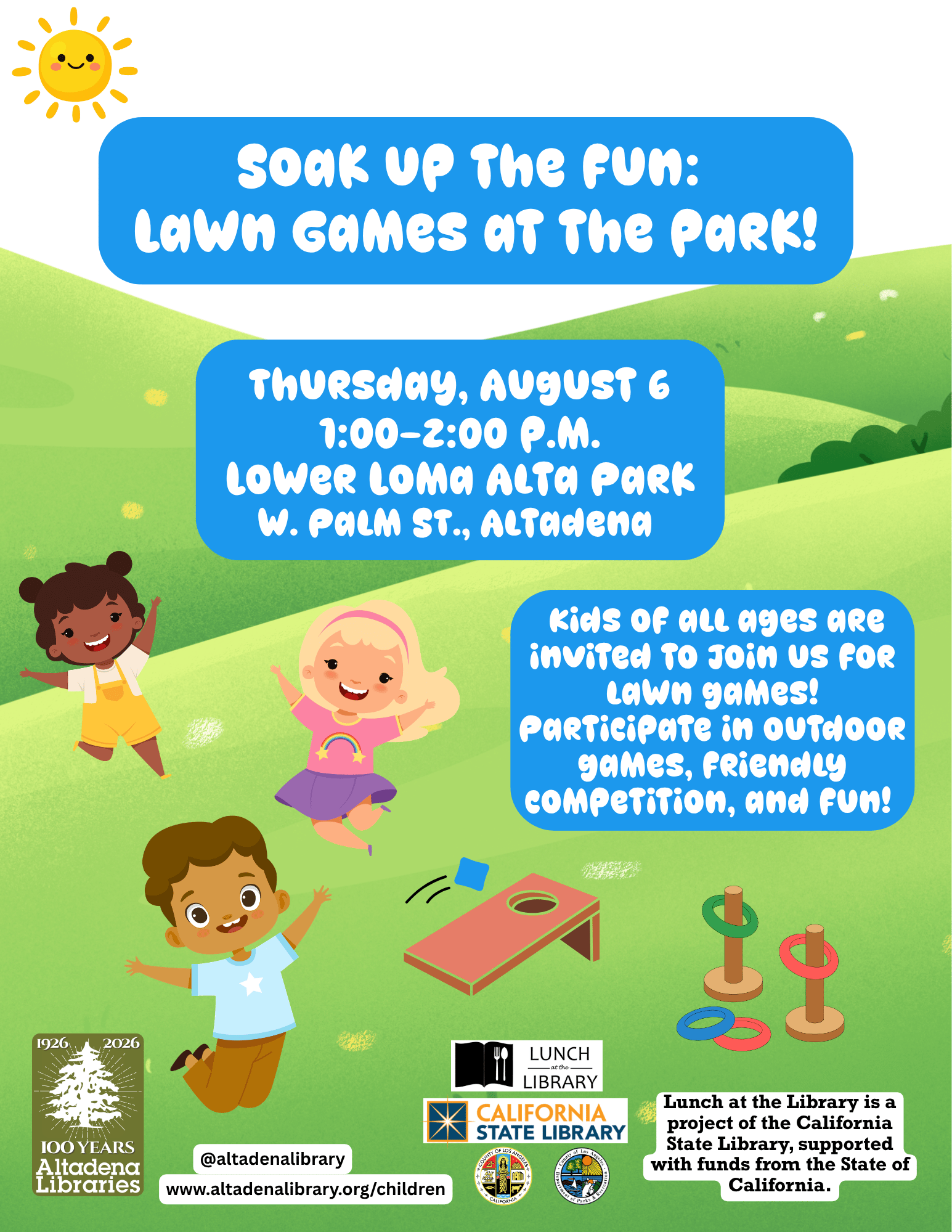 Lawn Games flyer