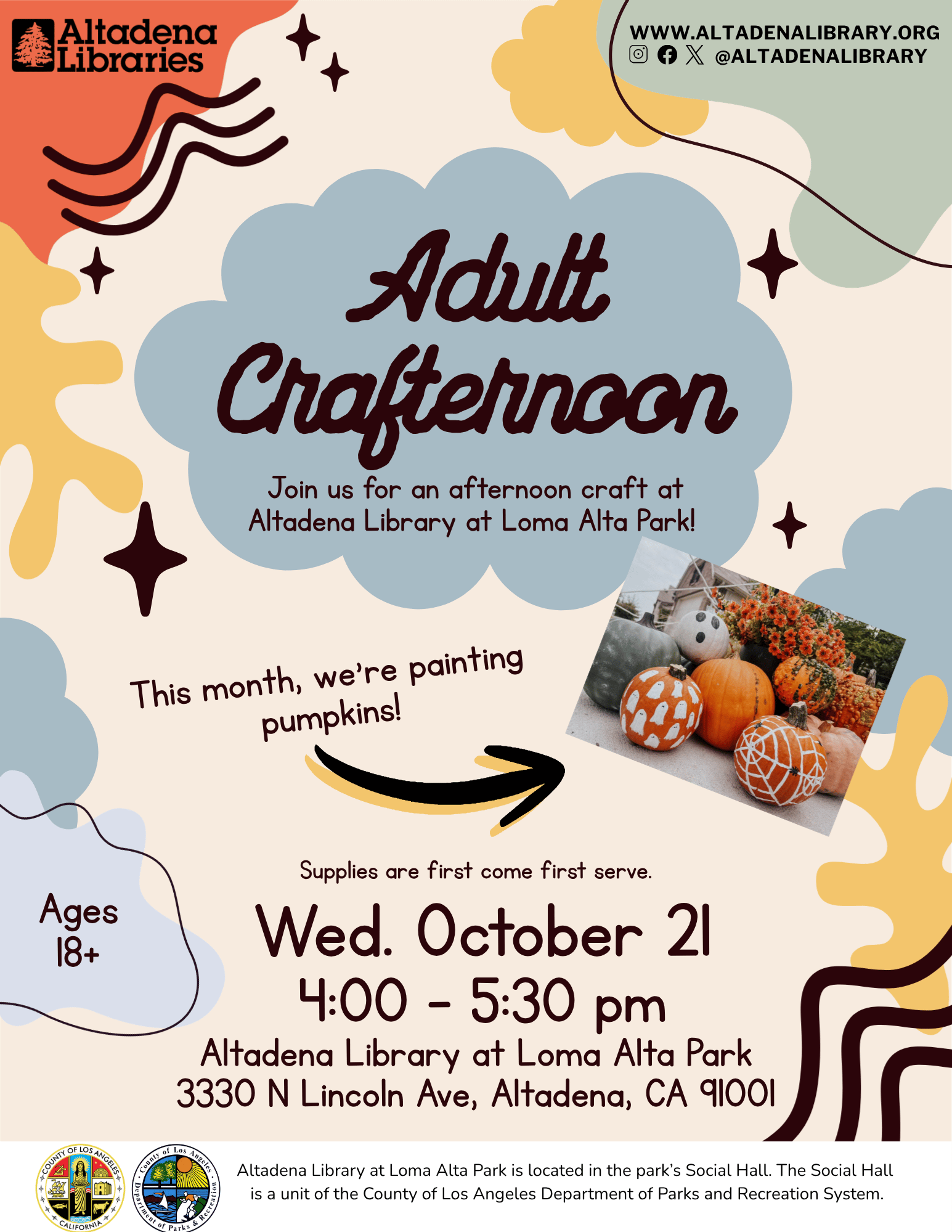 Crafternoon flyer