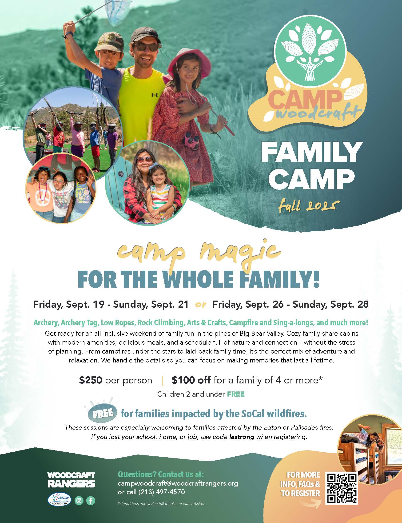 Camp Woodcraft Flyer