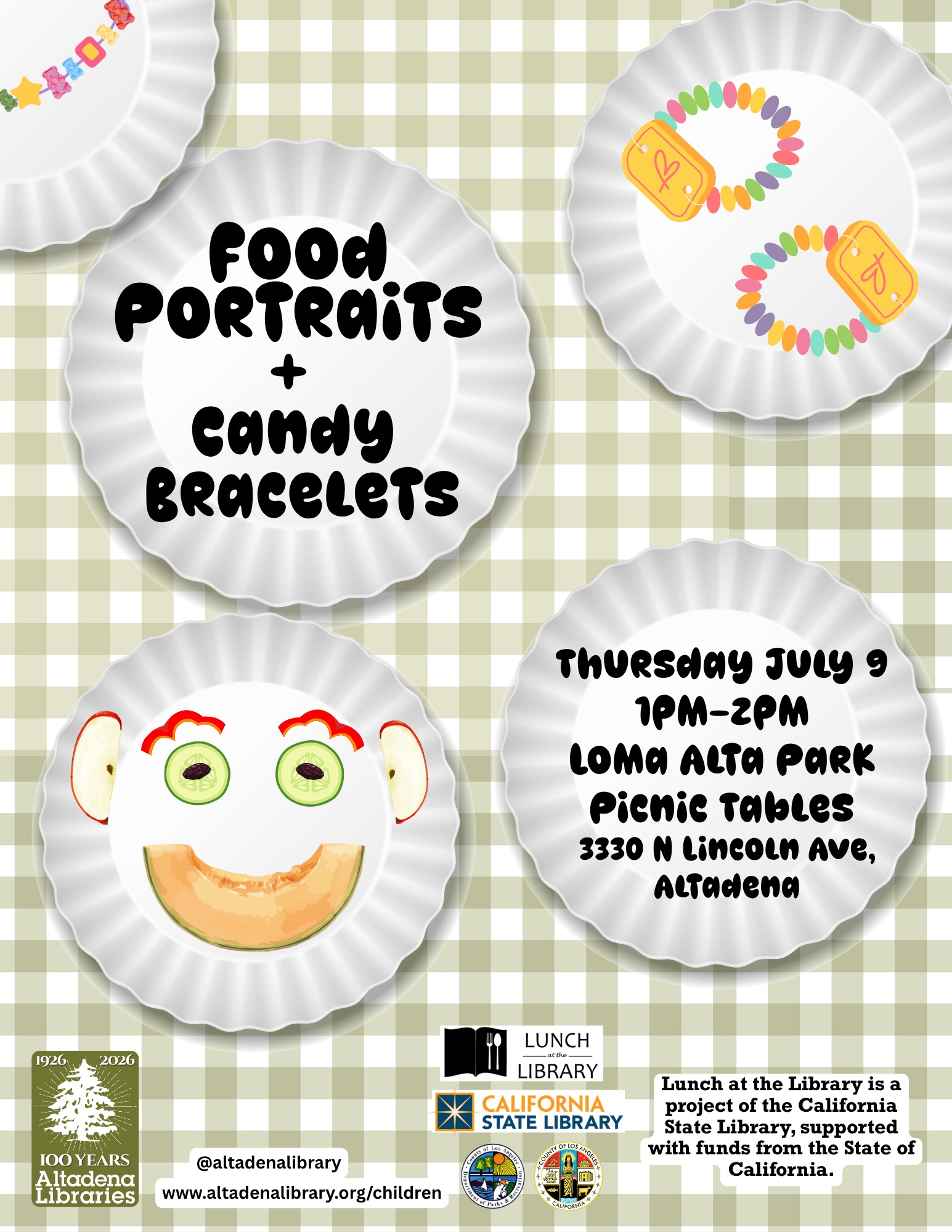 food Portraits flyer