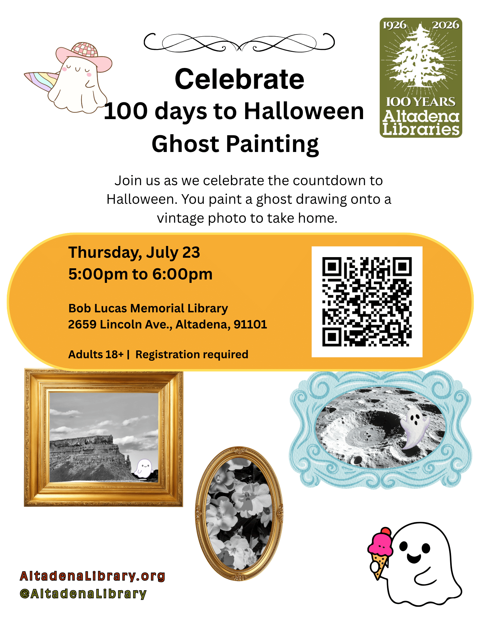 Ghost Painting flyer