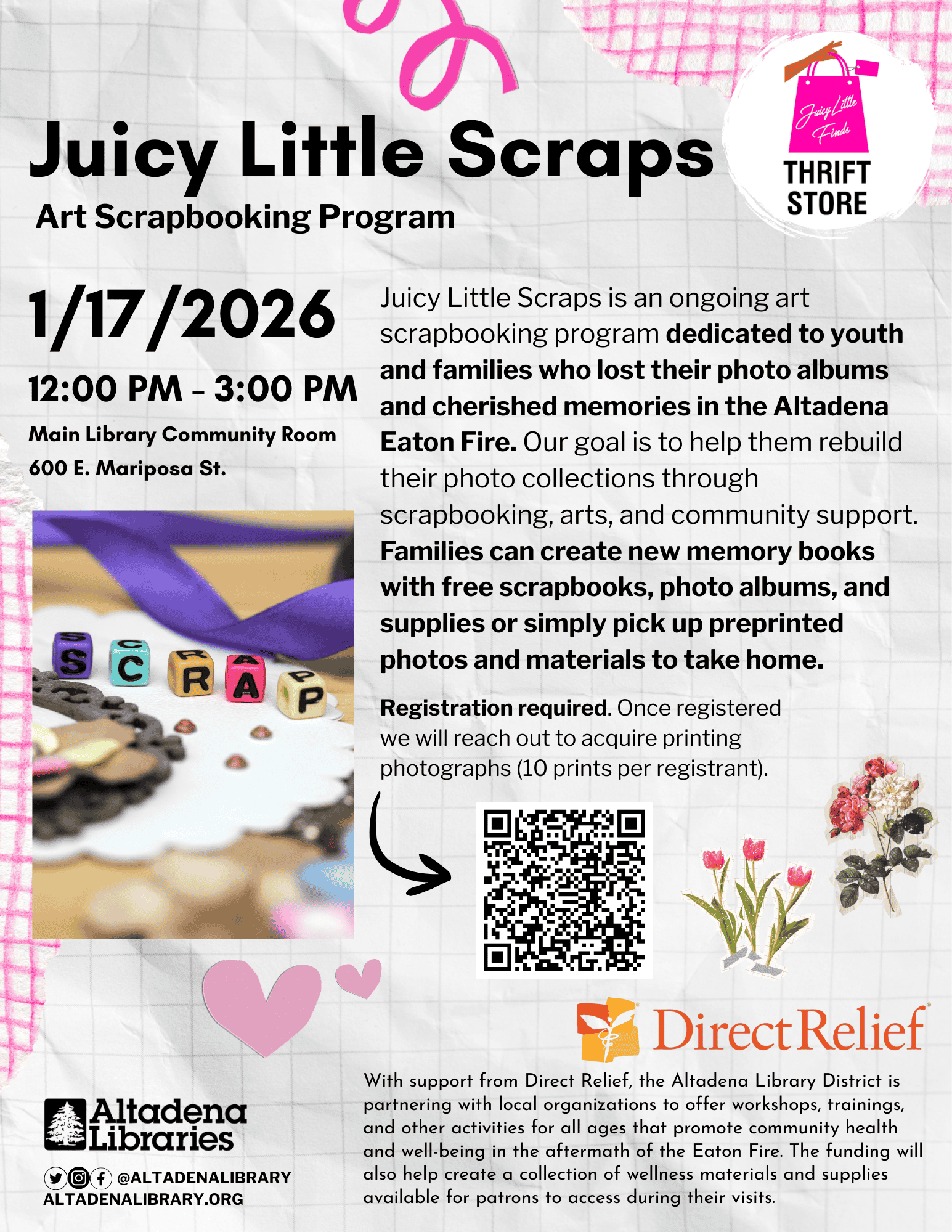 Creative College Pathways flyer