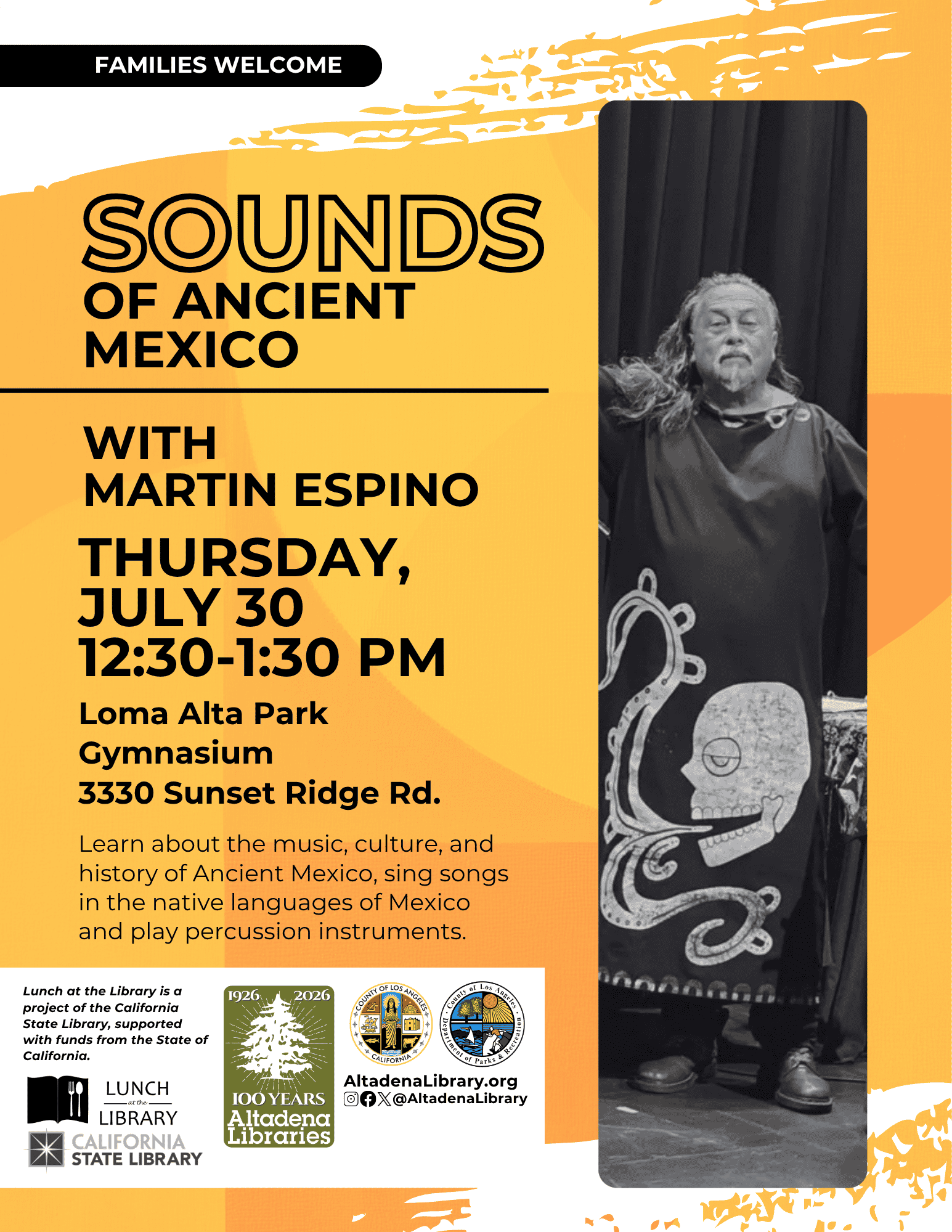 Sounds of Ancient Mexico flyer