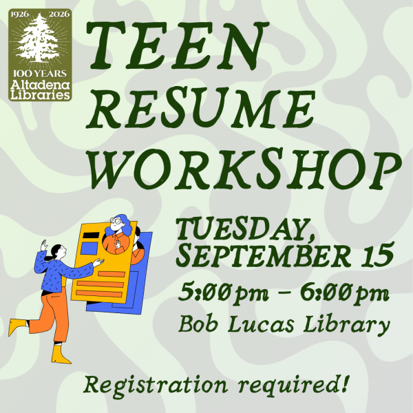 Teen Resume Workshop