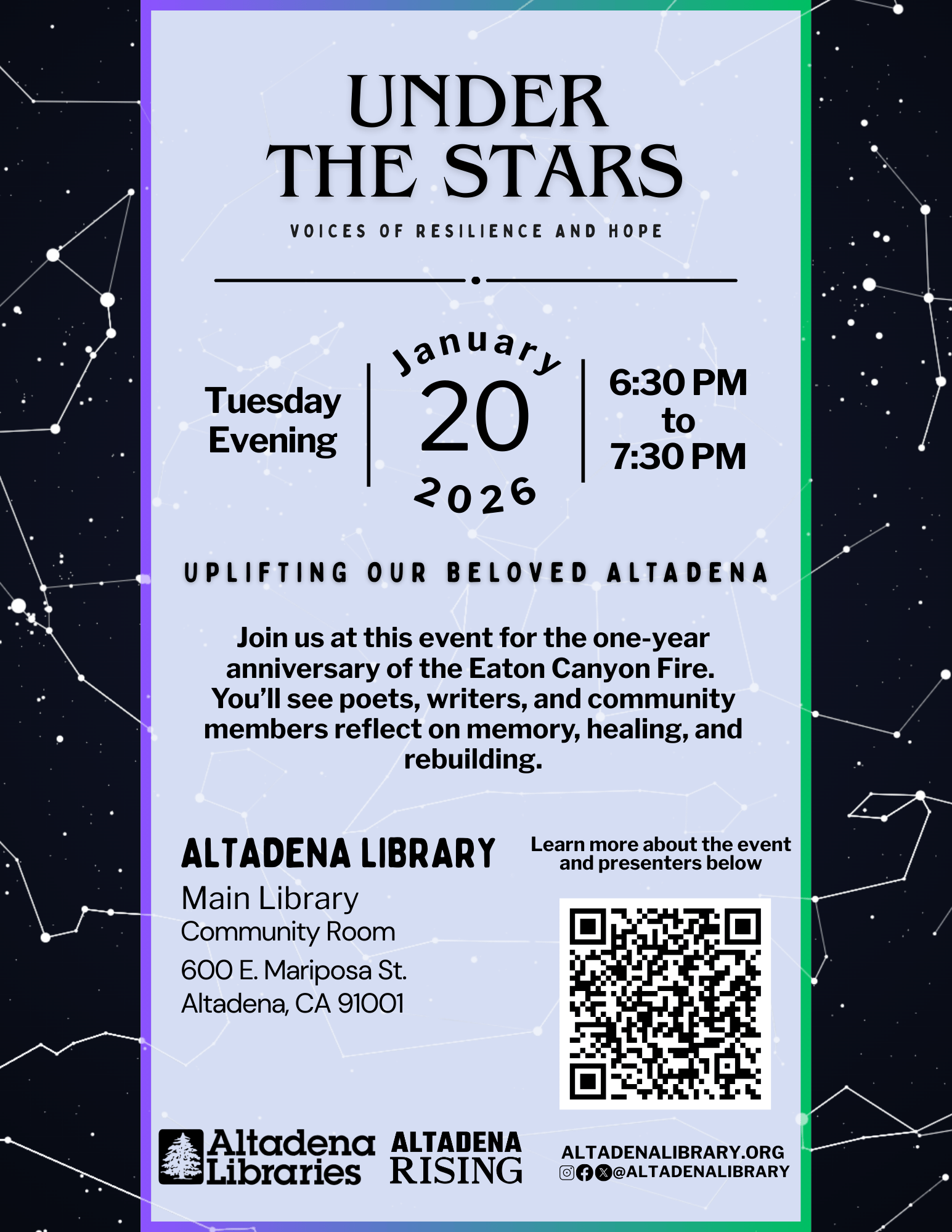 Fire & Ice Workshop Flyer