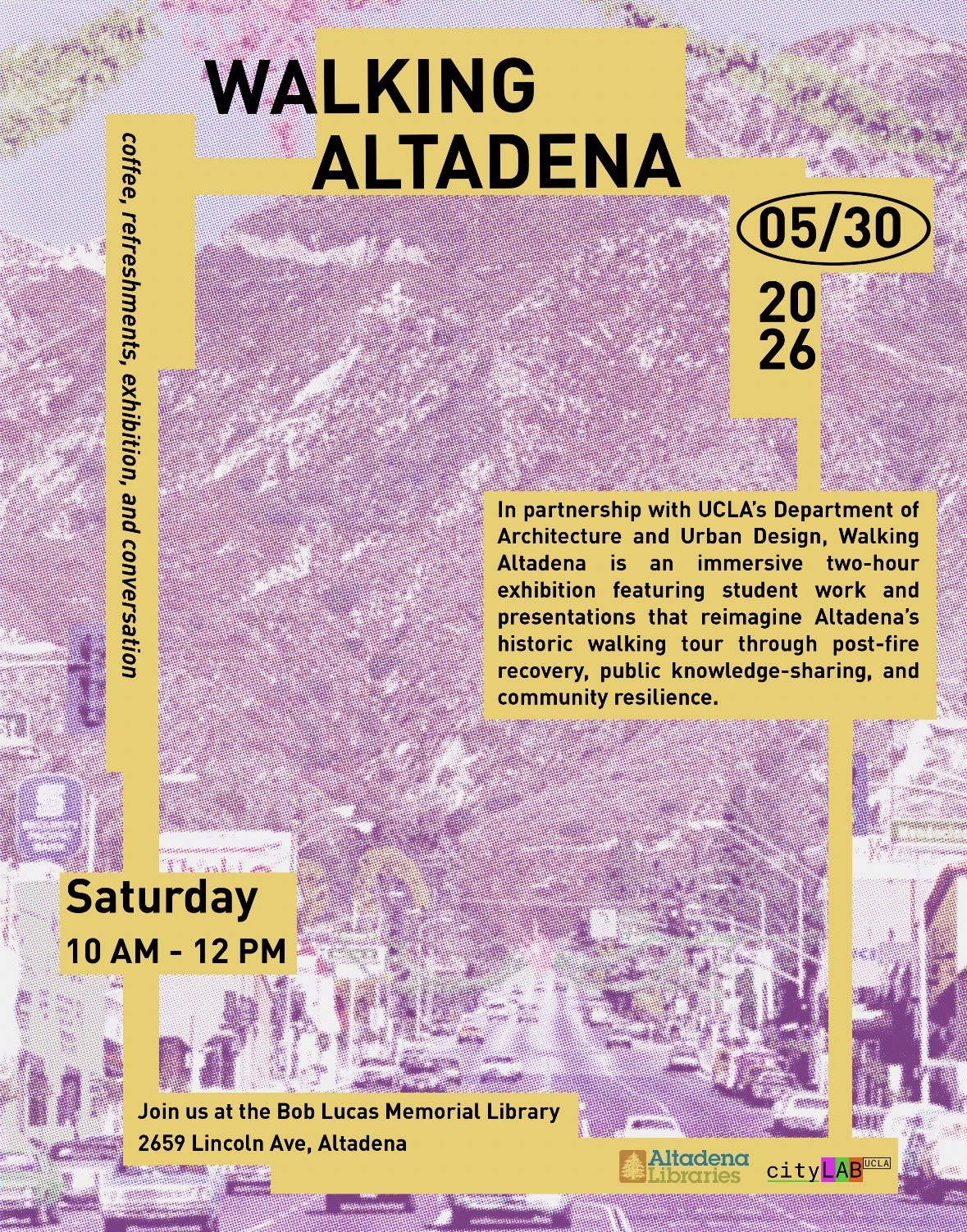 Walking Altadena flyer