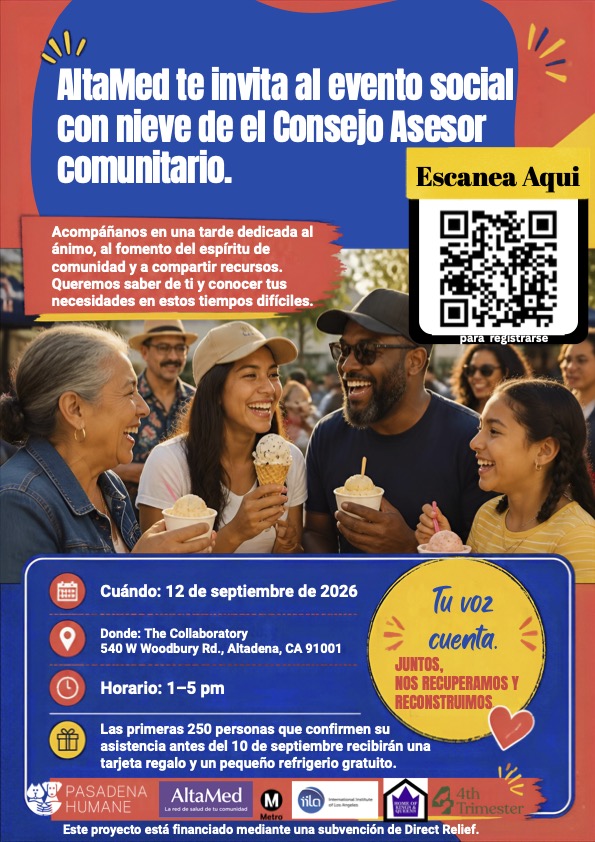 Ice Cream Social -Spanish Flyer